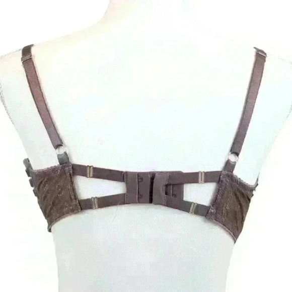 Victoria's Secret Taupe Mauve Very Sexy Push Up Bra Size 36D D80 - Picture 2 of 6